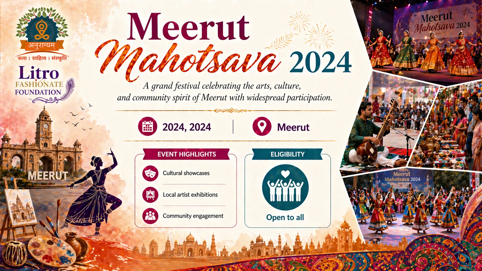 Meerut Mahotsava 2024: A Grand Festival of Art and Heritage